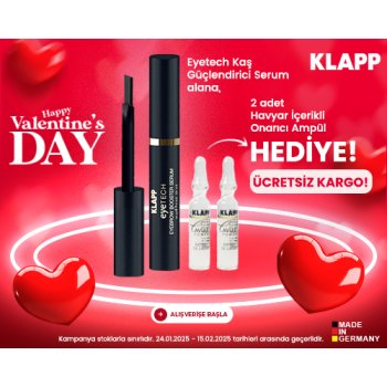 Klapp Eyetech Kaş Güçlendirici Serum 8 ml + 2 Adet Havyar İçerikli Ampül