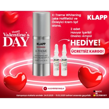 Klapp X-Treme Whitening Leke Hafifletici ve Önleyici Krem  Spf 25  30 ml